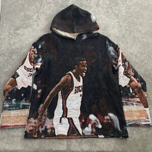 Team US Sports Club Hoodie Mens S Milwaukee Bucks Jennings Giannis Knitwear